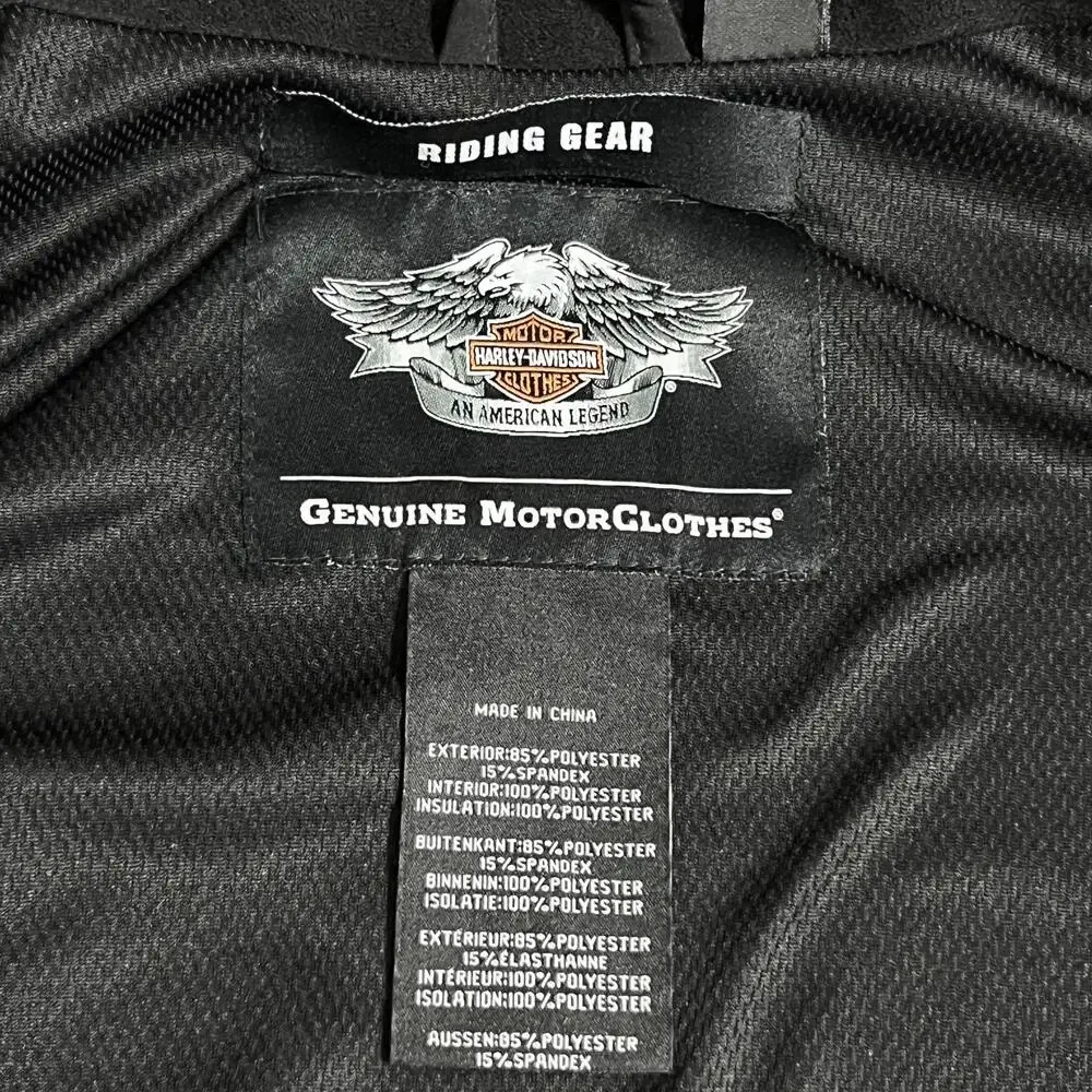 Harley Davidson Heated Shell Jacket Electric Motorcycle Riding Insulated Battery